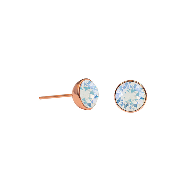 Серьги пусеты Fiore Luna Crystal Moonlight SWE298 CML RG