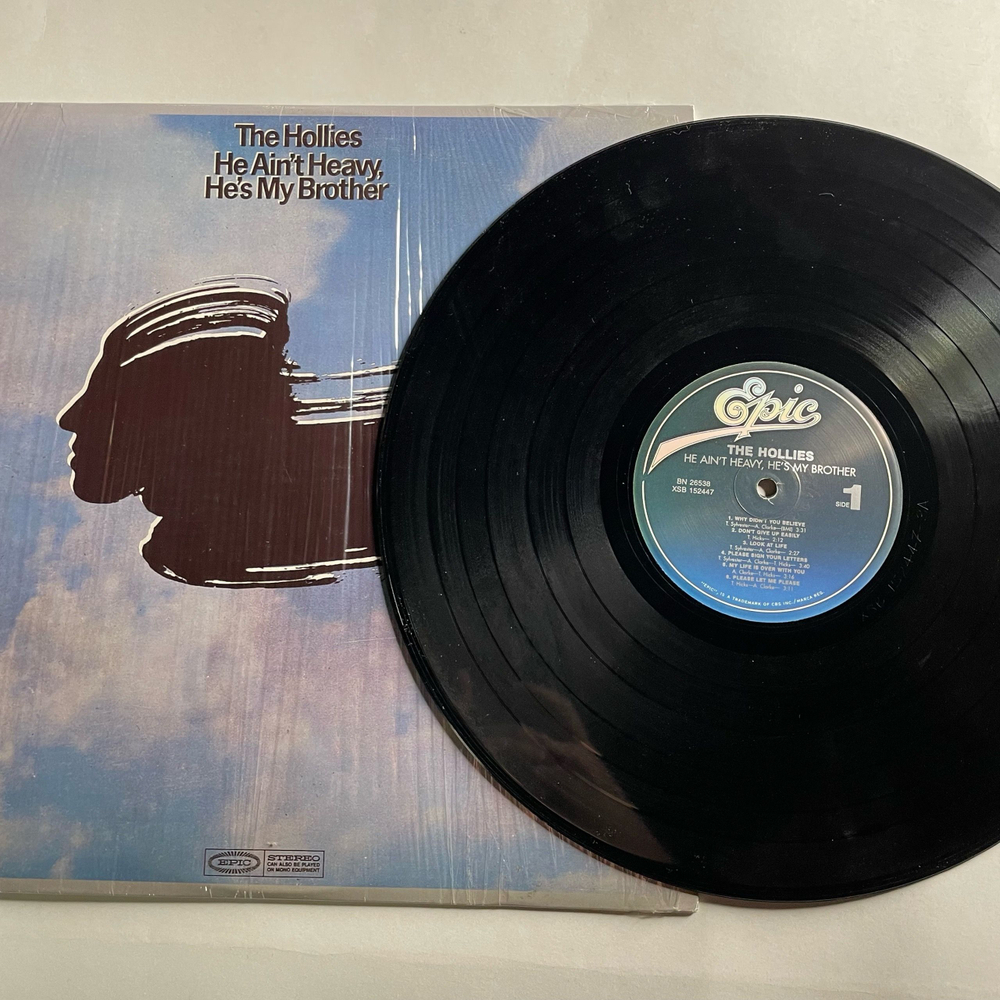Винтажная виниловая пластинка LP The Hollies He Ain't Heavy, He's My Brother (США 1975)