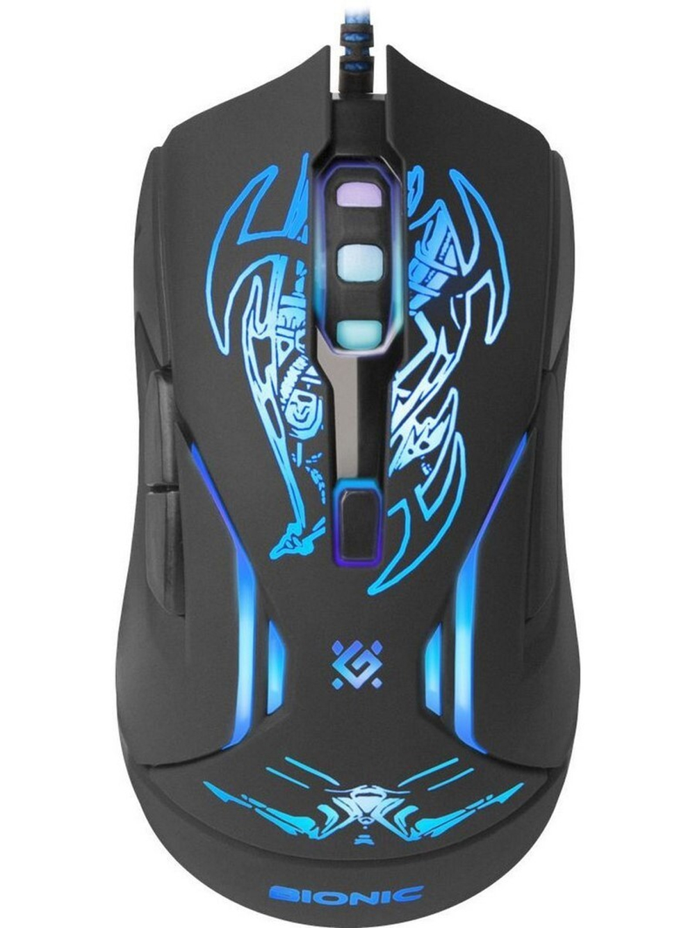 Мышь игровая проводная Defender Bionic GM-250L (черная)