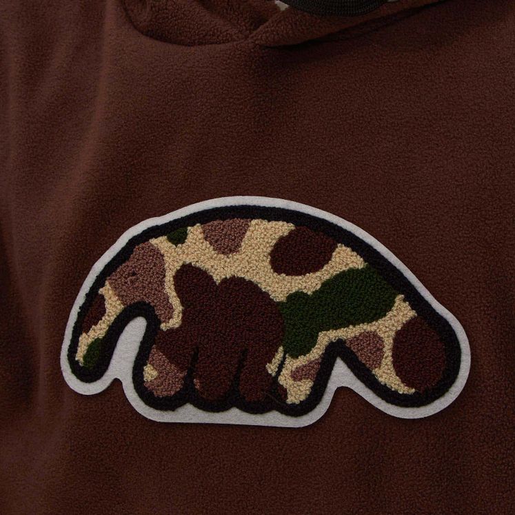 Худи Anteater Hoodie-Fleece Camo Logo, коричневый