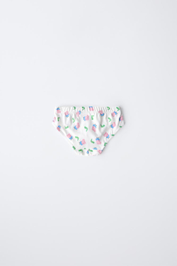 ZARA НАБОР ИЗ 3 ТРУСОВ С ПРИНТОМ PEPPA PIG ™, БЕЛЫЙ