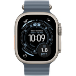 Apple Watch Ultra 3 GPS + Cellular 49mm Natural Titanium Case with Anchor Blue Ocean Band,Model A3281