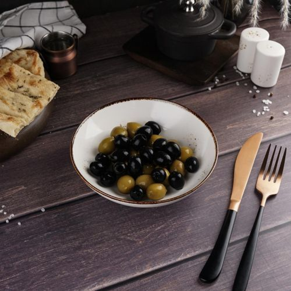 Салатник d=17 см, V=550 мл, фарфор "NOBLE" серия "Grace"