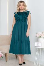 Платье "Айза" (изумруд) П5423 LT Collection