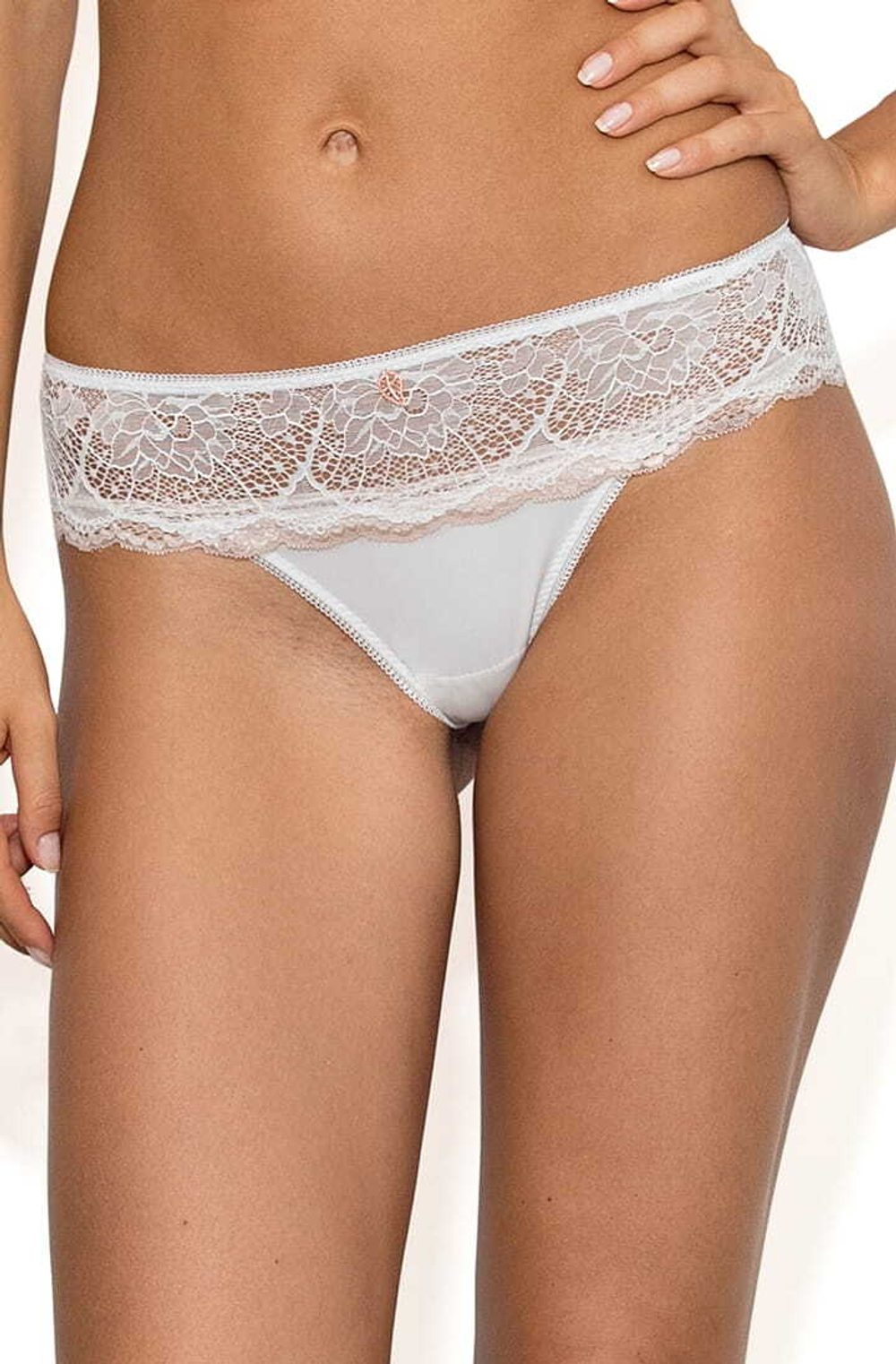 Трусики Filipa из кружевного полотна (Размер: XL) (Цвет: молочный)