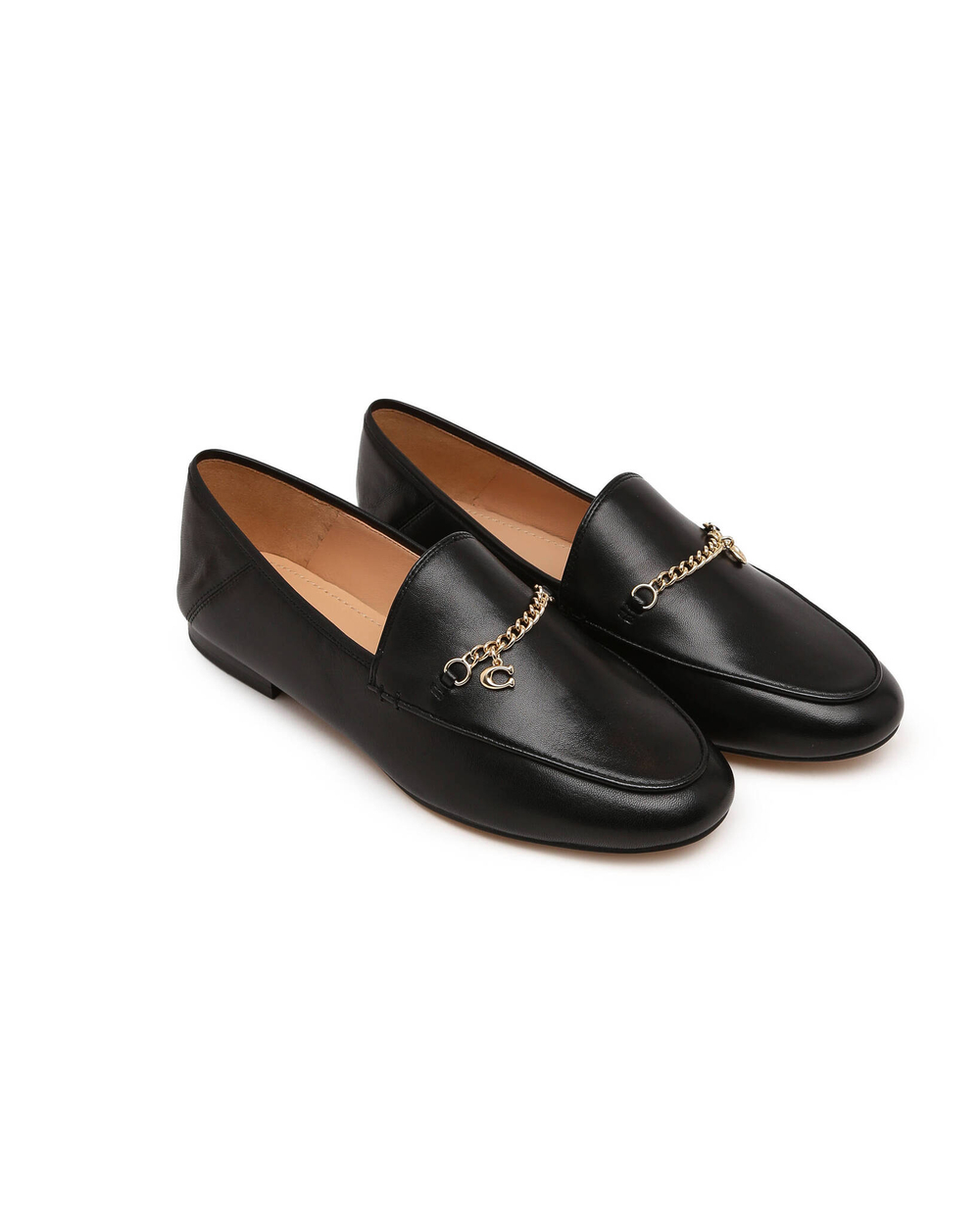 Кожаные мокасины hanna loafer Coach - черный(CB989)