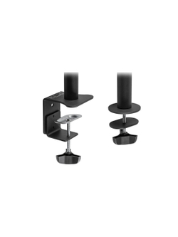 Kromax CASPER-507 черный 10"-34" макс.10кг настольный поворот и наклон