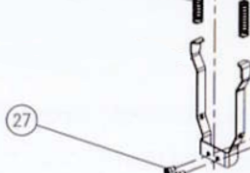 Запчасть №27 для Hybest GSR40A. Болт с внутренним шестигранником.