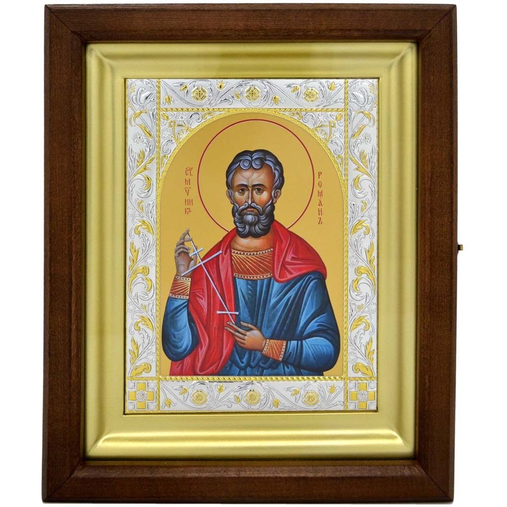 Икона святого Олега Брянского, писанная в монастыре.