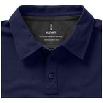 Markham мужская эластичная футболка-поло с коротким рукавом