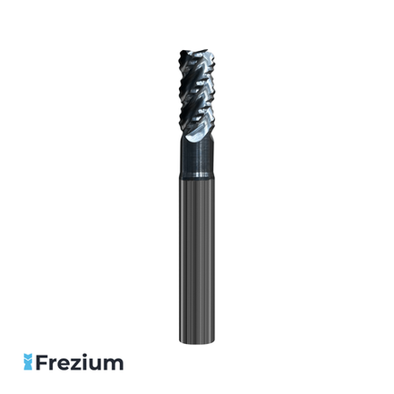 Концевая фреза твердосплавная для черновой обработки металла "Maier" (8x8x17x64 Z4 VHM; 455.025.08,0-HA 831494)