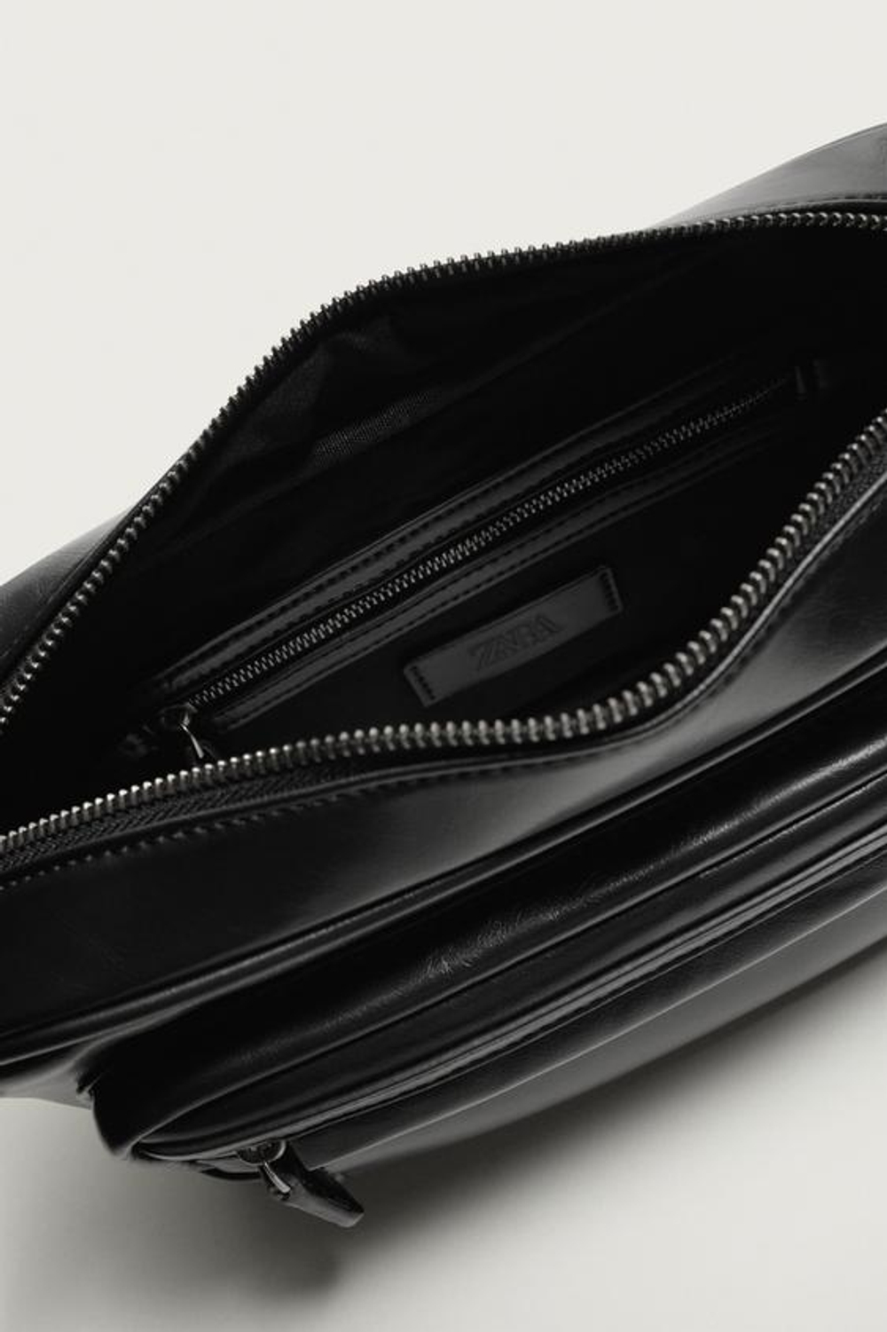 ZARA МЯГКАЯ СУМКА, ЧЕРНЫЙ