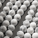 Магнезит сатиновый натуральный, 10мм, шар