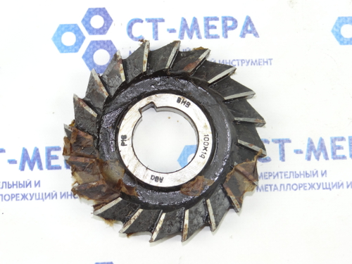 Фреза 3-хсторонняя 100х14х32 А3а Р18 z=20 прямозубая