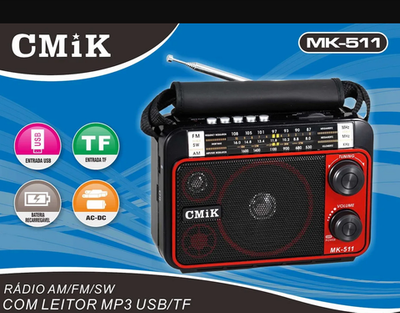 Радиоприемник CMiK MK-511BT Bluetooth + MP плеер TF/USB