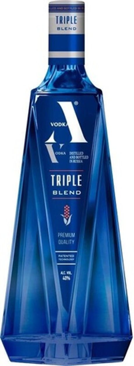 Водка VODKA A TRIPLE BLEND (ВОДКА А ТРИПЛ БЛЕНД) 0,5л