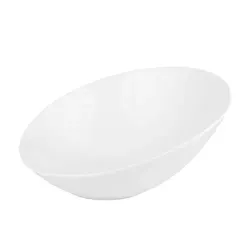 Салатник 150 мл d 17,5 см h8/3 см скошенный белый фарфор P.L. Proff Cuisine [6]