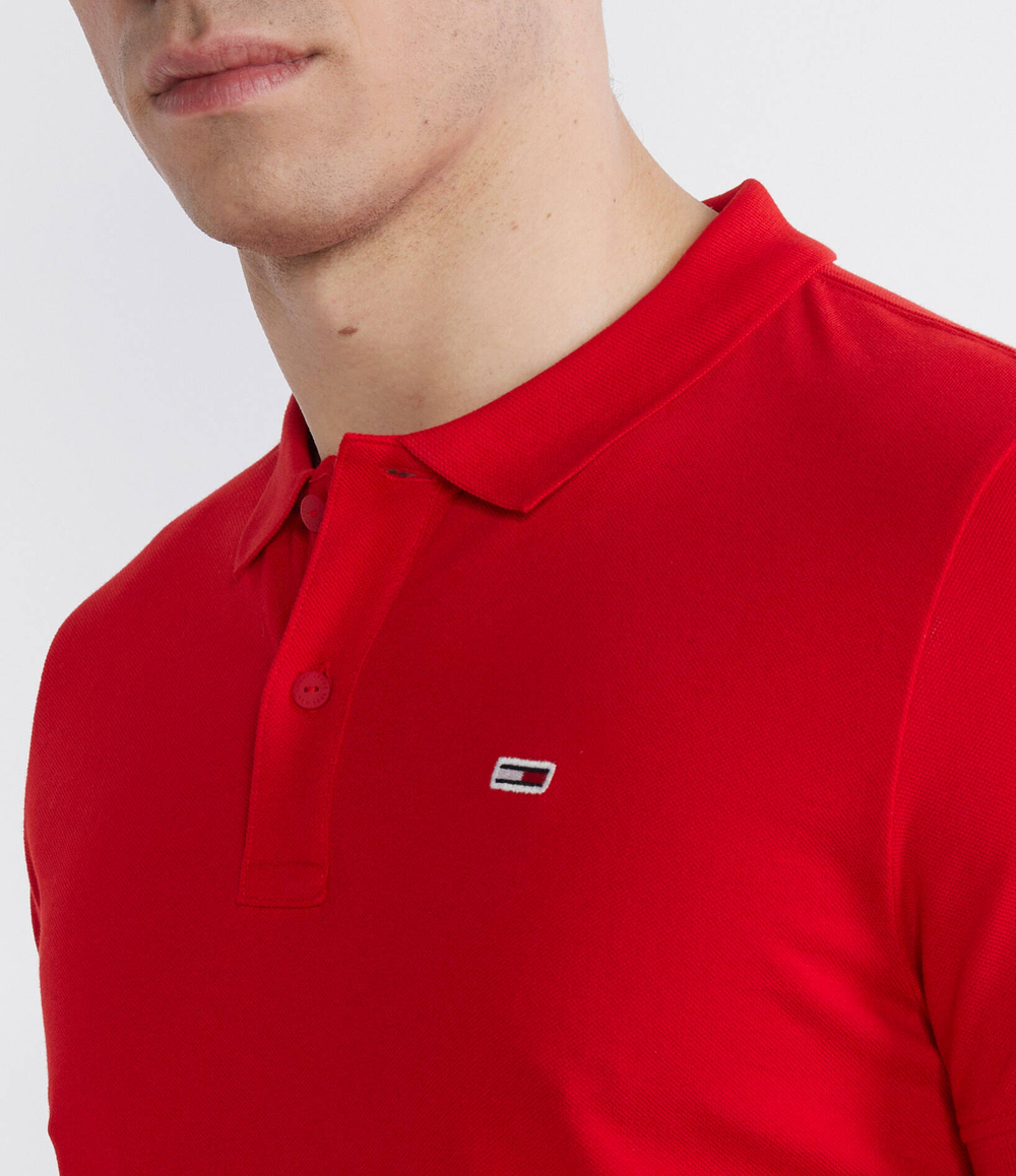 Поло Tommy Jeans - красный(DM0DM18312)