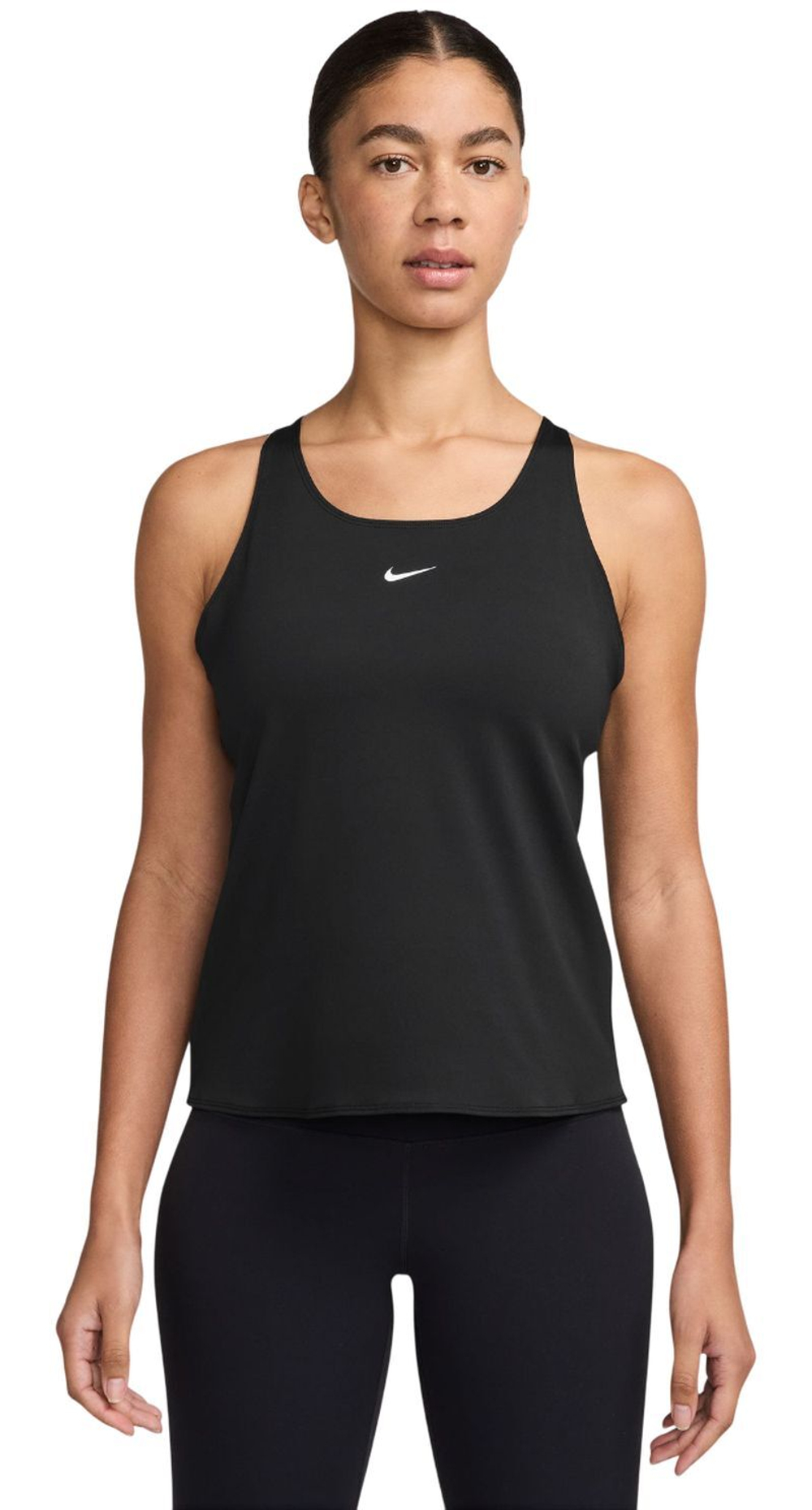 Женский топ теннисный Nike Dri-Fit Pro Tank Top - black/white