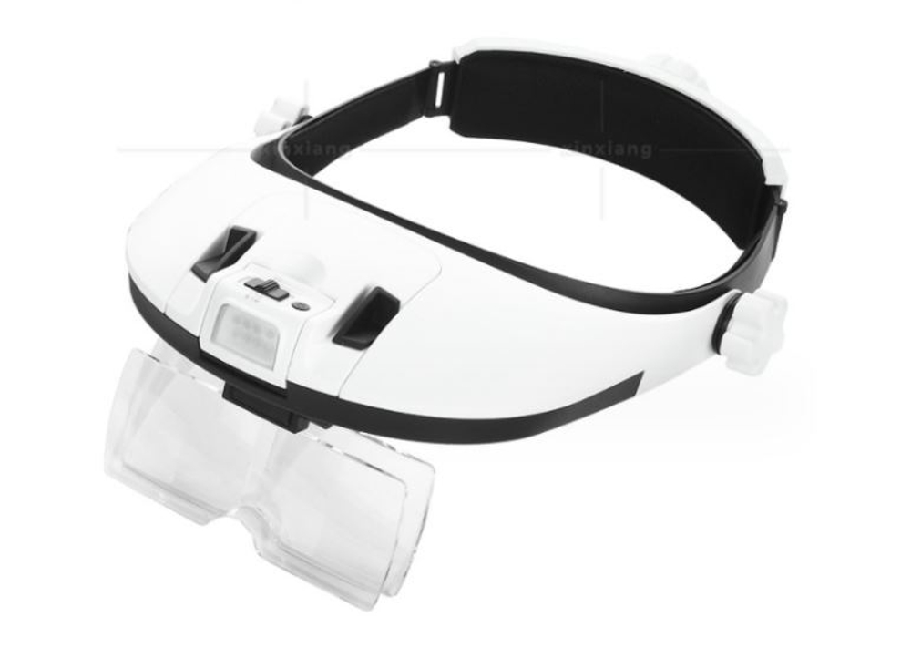 Лупа налобная с подсветкой 81000NC