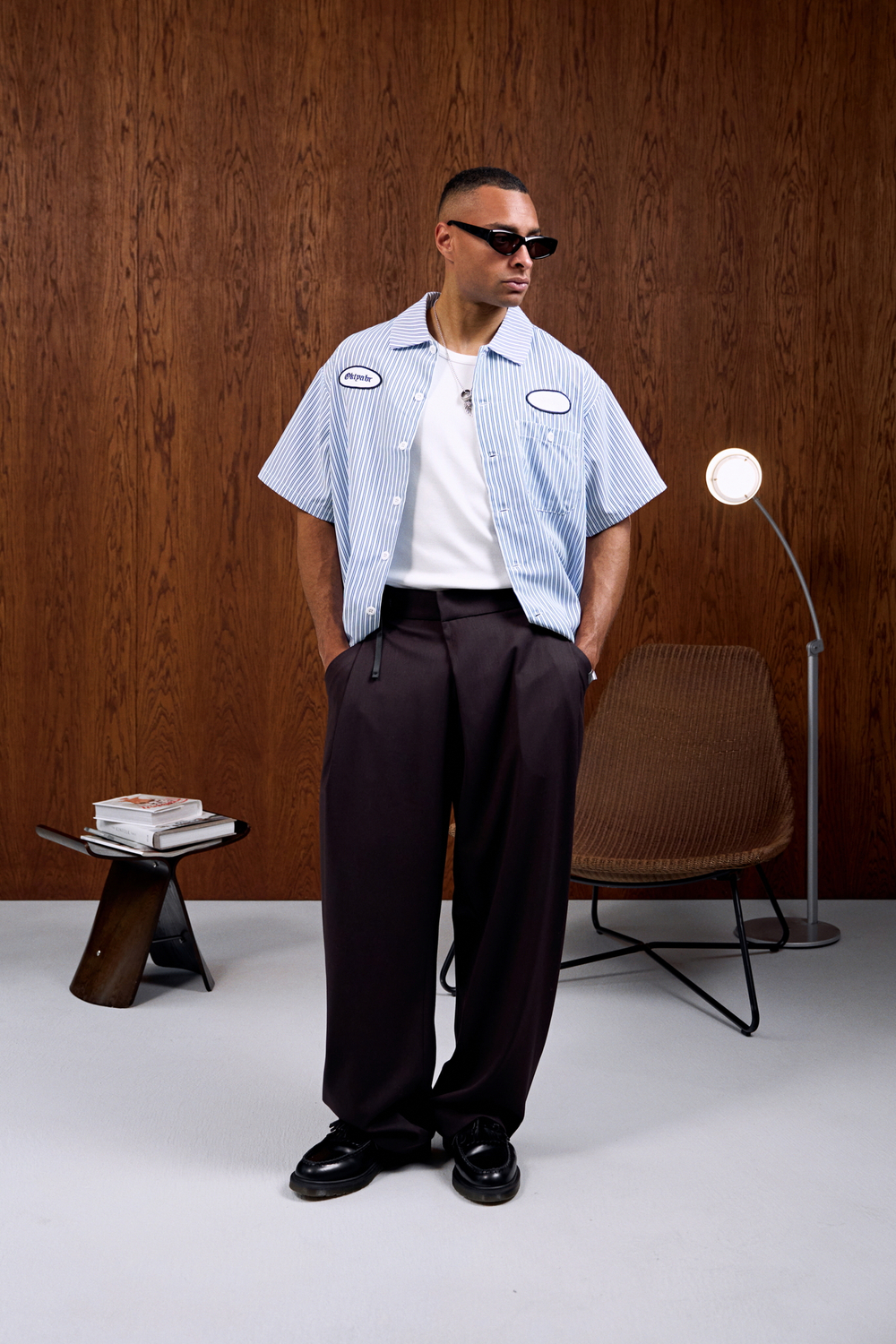 Брюки Nothomme Blue Monte Wool Structured Curved Blade Pants "Vulture Brown"