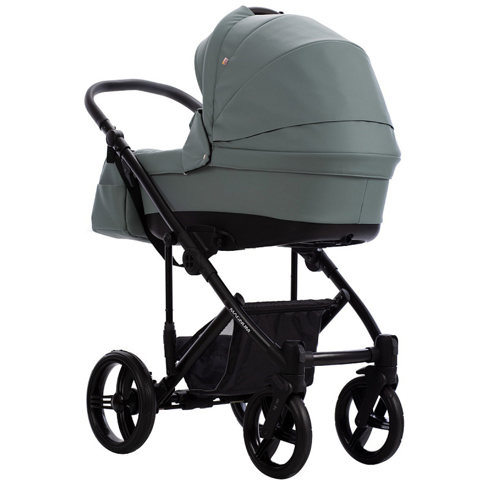 Детская коляска Bebetto Magnum Prima 3 в 1 с автокреслом Avionaut Cosmo 07 шалфей кожа