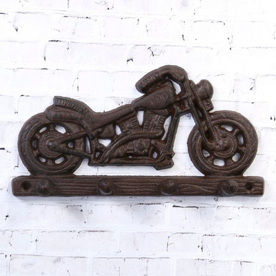 Крючки декеоративные металл "Старый мотоцикл" 10,8*19,5*4см 3742759