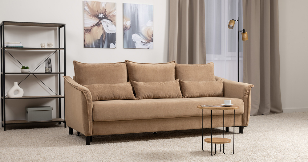 Берта диван-кровать (коричневый)