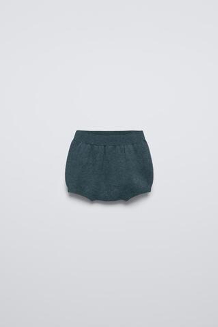 ZARA ТРУСЫ ИЗ 100% МЕРИНОСОВОЙ ШЕРСТИ, НЕФТЯНОЙ