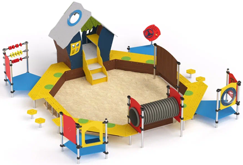 Игровой комплекс для малышей (ВВ0801)