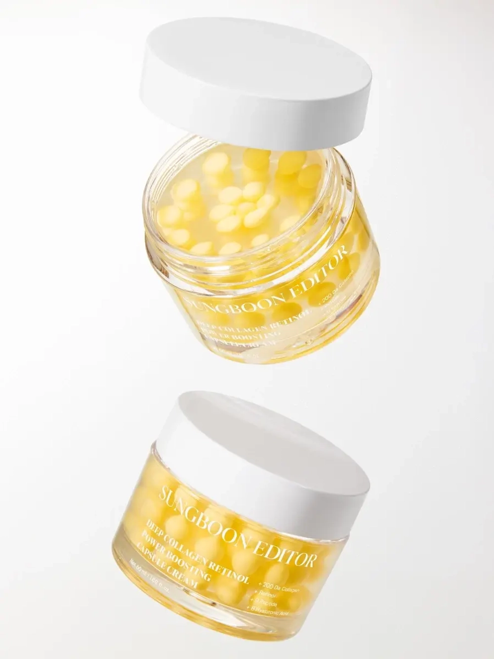 Sungboon Editor Капсульный крем с коллагеном и спикулами для упругости и сияния кожи Deep Collagen Retinol Power Boosting Capsule Cream 50 мл