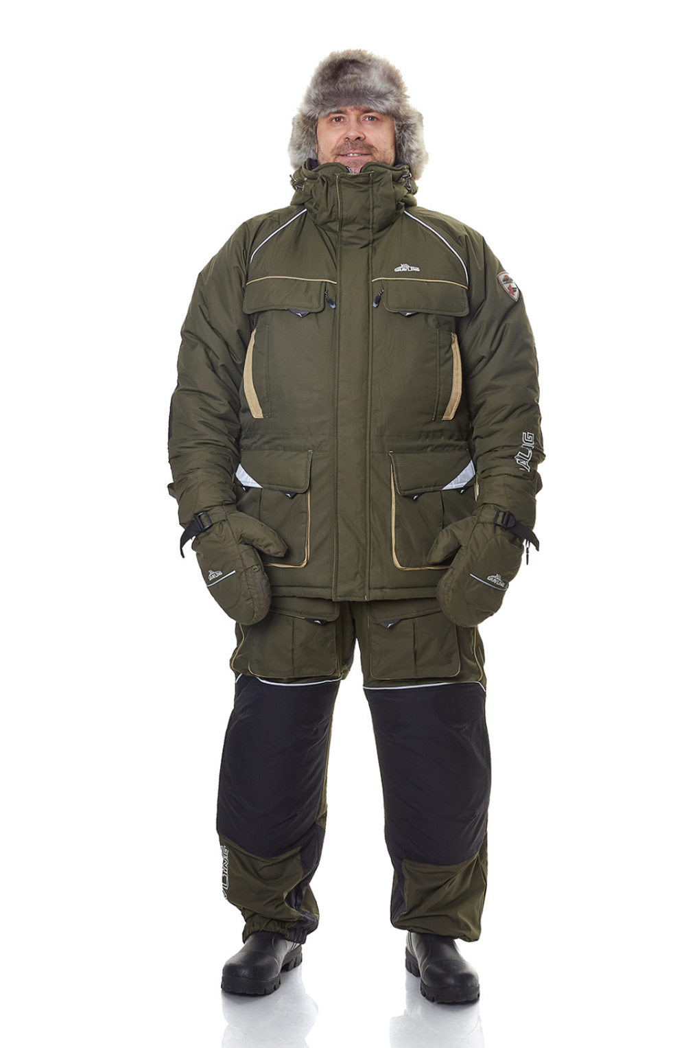 Камчатка костюм для рыбалки GRAYLING, зимний -45, хаки 33 700