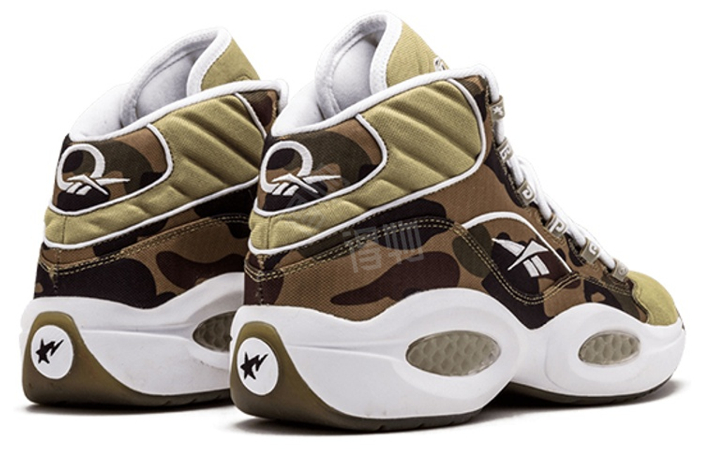 Кроссовки Reebok Question Mid Mita X Bape 1St Camo