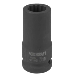 Головка ударная глубокая 3/4'', 21мм (12гр.) FORCEKRAFT FK-46810021
