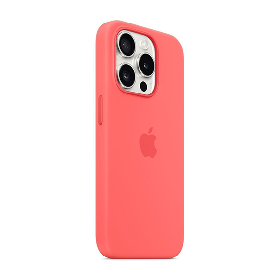Чехол Apple iPhone 15 Pro Silicone Case with MagSafe Guava (MT1G3)