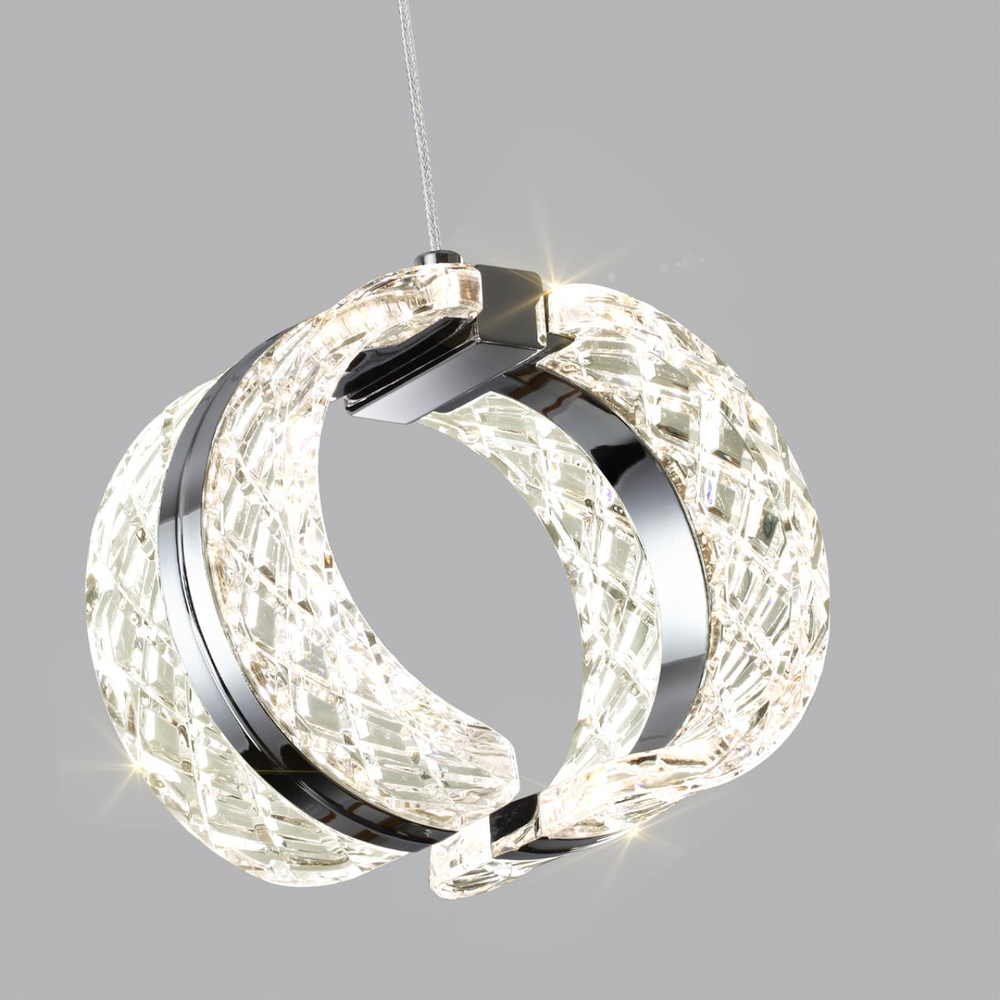 5029/8L L-VISION ODL24 000 хром/металл/акрил Подвес LED 8W 4000K 448лм MIRAGE