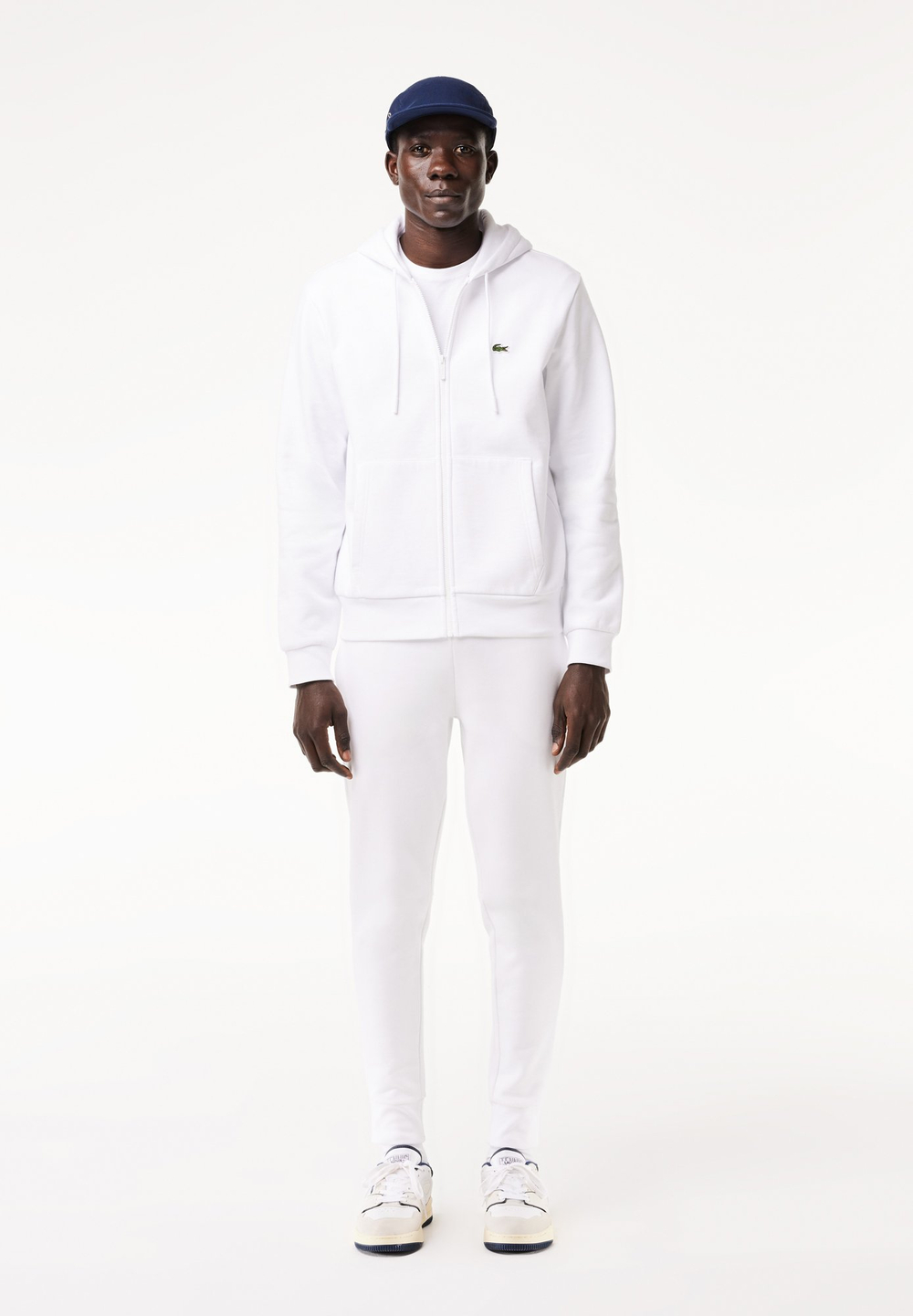 Lacoste Толстовка на молнии - Белый