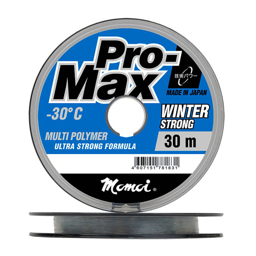 Леска Pro-Max Winter Strong 0,13 мм., 2,2 кг, 30 м, прозрачная