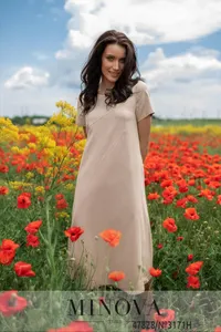 Платье 3171Н-Бежевый Minova