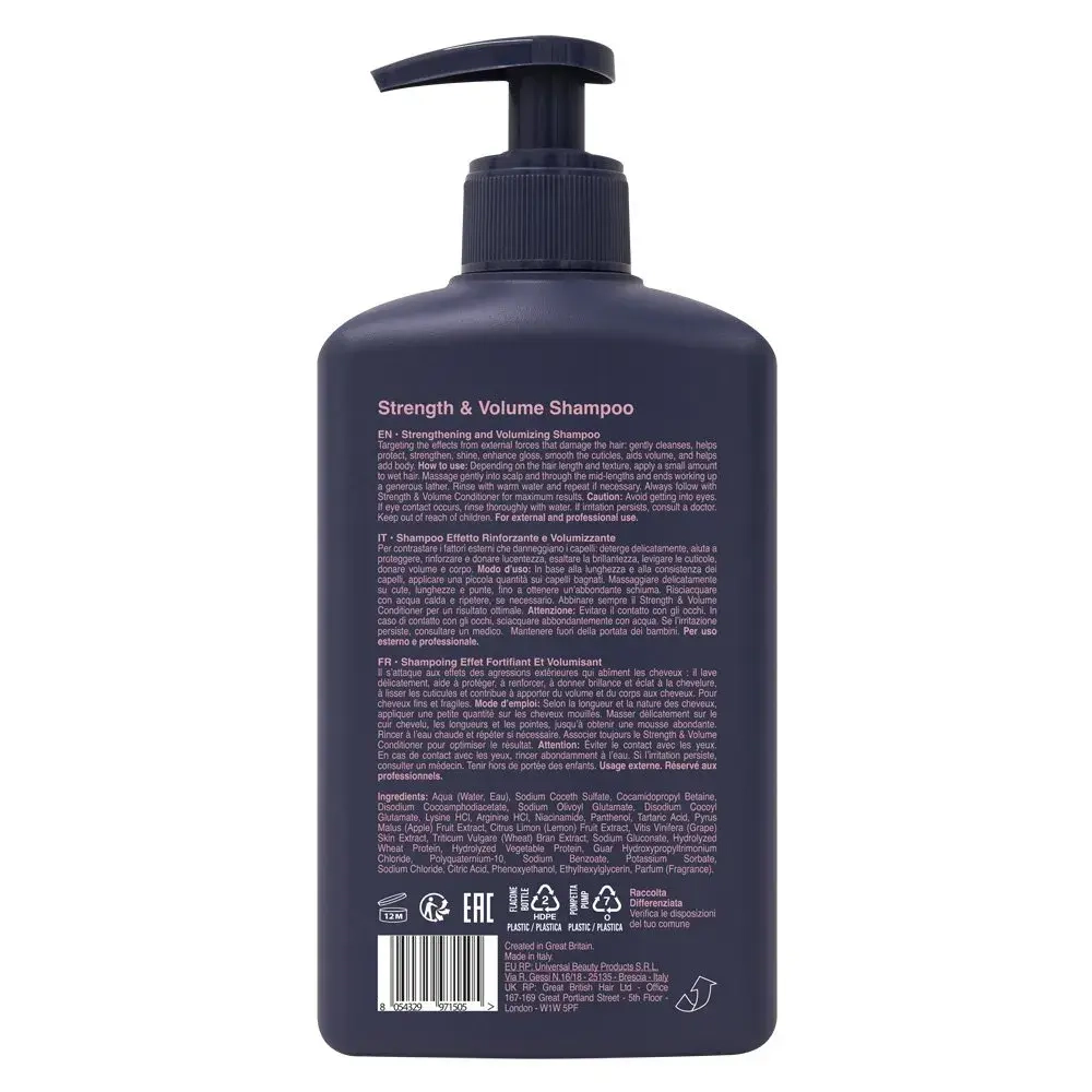 Шампунь для укрепления и объема волос Climaplex Strenght & Volume Shampoo 400ml
