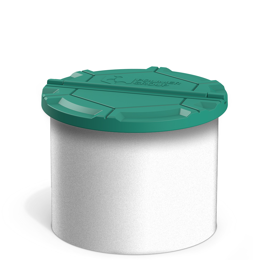 Крышка колодца РОСА зеленая Полимер-Групп(1250x1250x120см;13кг;зеленая) - арт.559273