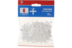 Крестики для кафеля Зубр 6 мм 75 шт. 33811-6