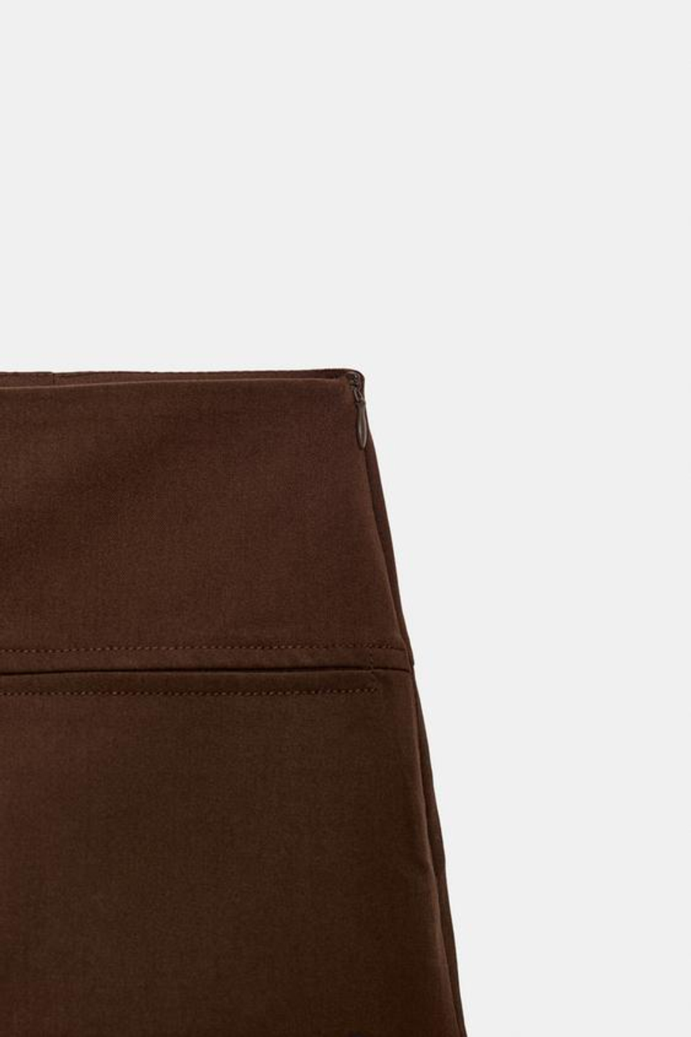 ZARA ЮБКА-ШОРТЫ, КОРИЧНЕВЫЙ МЕЛАНЖ