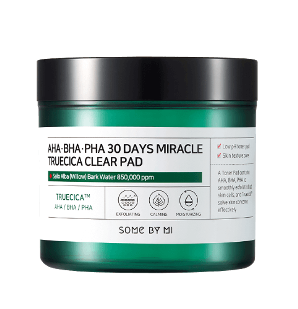 SOME BY MI AHA BHA PHA 30Days Miracle Truecica Clear Pad