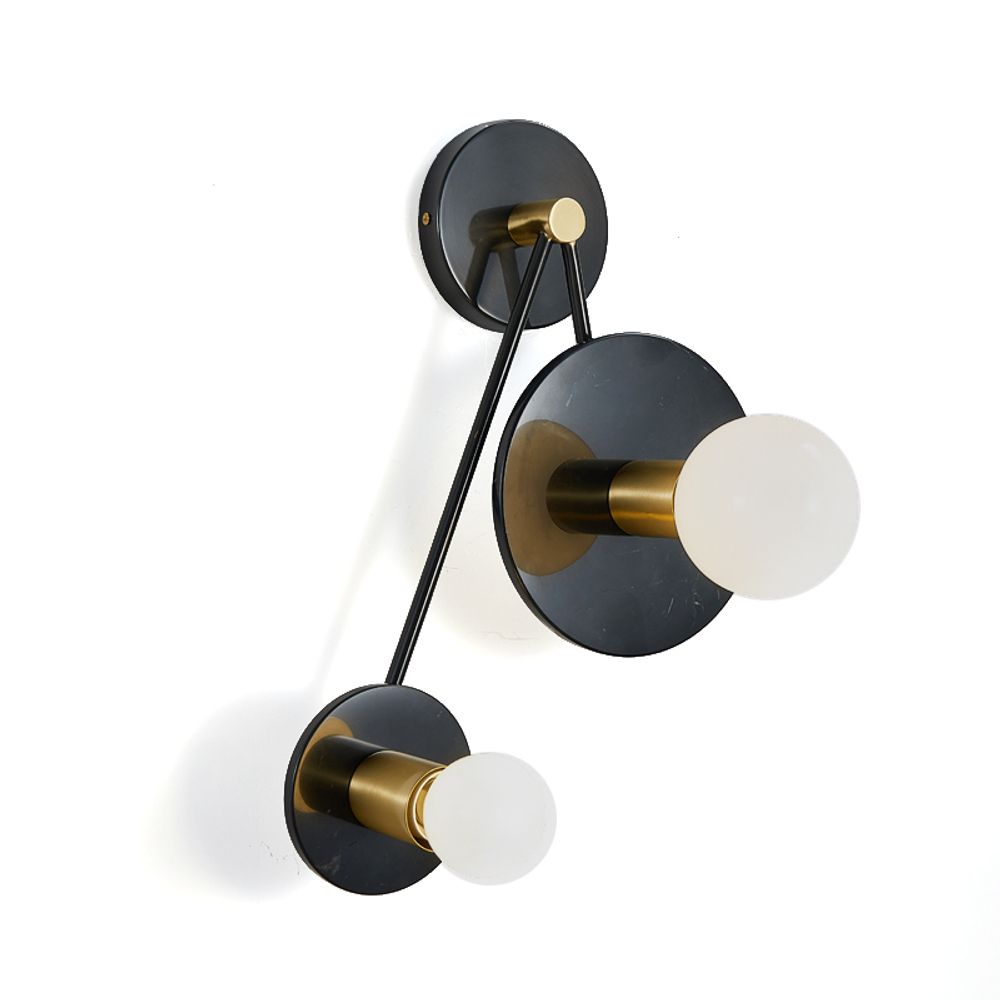 Wall design lamp Stone Duo  (black)