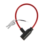 5142385 Замок навесной велосипедный, 350 мм, d=6 мм, английский ключ, микс