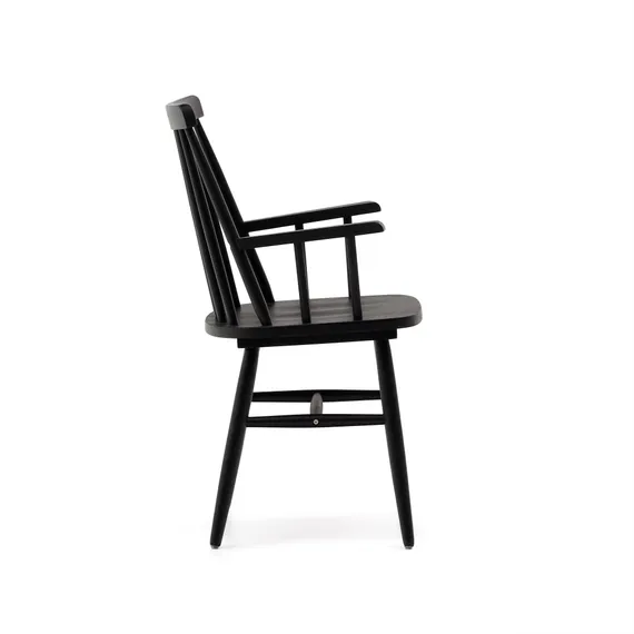 Стул с подлокотниками Kristie черный