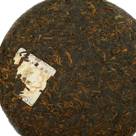 Shu Pu'er 2016 „Old Melody of Menghai County” marka „Kaishunhao” 357 g