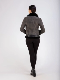 Дубленка женская натуральная авиатор