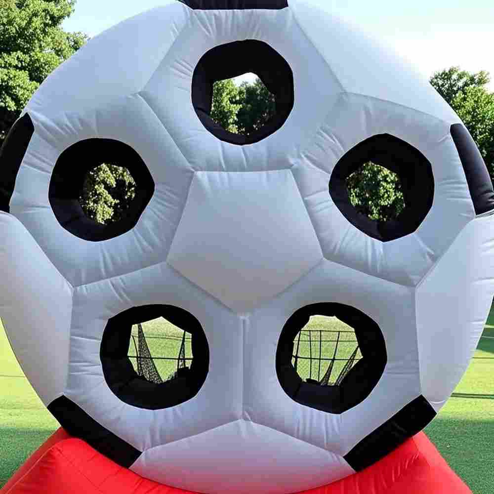 Надувной герметичный футбольный дартс «Гол» диаметр 2 м, размер 2×0,9×2 м